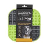 Schleckmatte LickiMat® Slomo™ Playdate™ 20 x 20 cm grün